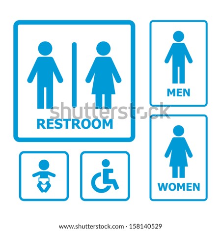 Restroom Sign Stock Photos, Images, & Pictures | Shutterstock