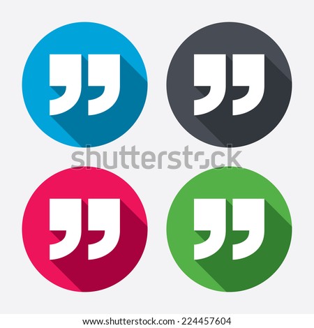 Download Quote Sign Icon Quotation Mark Symbol Stock Vector ...