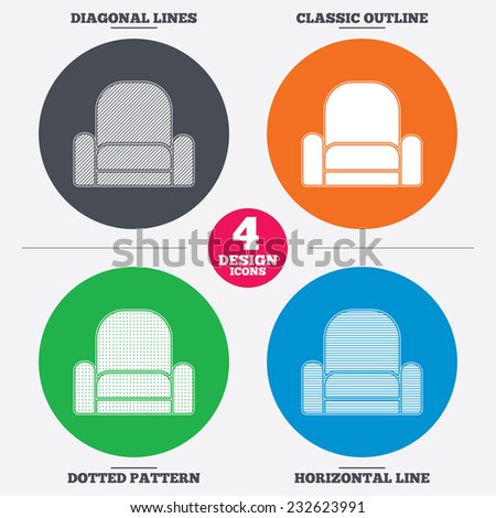 Modern Furniture Icon vector armchair icon furniture icons universal stock vector Modern Furniture Icon vector armchair icon furniture icons universal stock vector