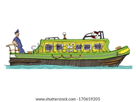 free clipart canal boat - photo #6