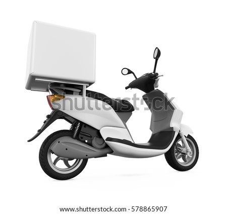 Download Motorcycle Delivery Box 3d Rendering 库存插图 578865907 ...