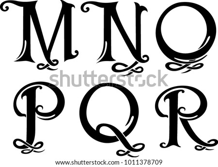 Monogram Initials Stock Images, Royalty-Free Images & Vectors ...