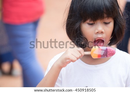 Children Eating Popsicles Stock Photos, Images, & Pictures | Shutterstock