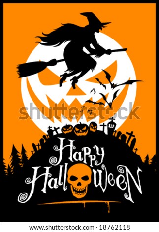 Vintage Halloween Metal Signposter Illustration Stock Illustration ...