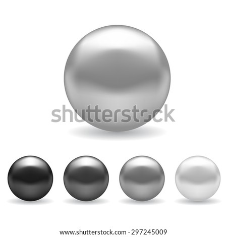 Different Shades Of Gray chrome metal ball drop black shadow stock vector 86803210 Different Shades Of Gray chrome metal ball drop black shadow stock vector 86803210