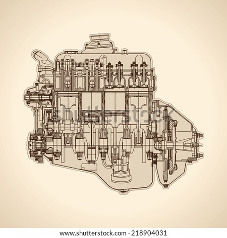 Car Blueprint Stock Photos, Images, & Pictures | Shutterstock