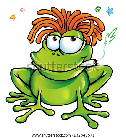 Jamaican Frog Stock Vector (Royalty Free) 132843671 - Shutterstock