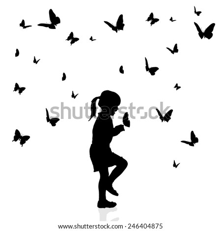 Girl Silhouette Stock Images, Royalty-Free Images & Vectors | Shutterstock