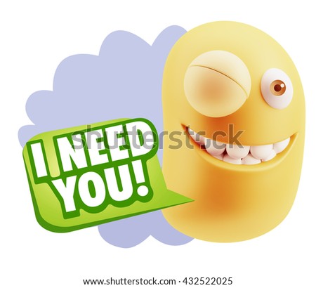 3d Illustration Laughing Character Emoji Expression Stock Illustration ...