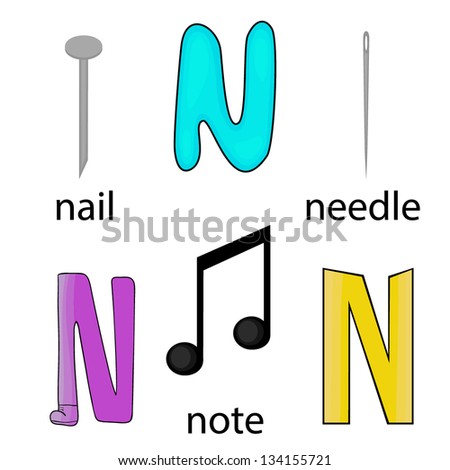 N is for nail Stock Photos, Images, & Pictures | Shutterstock