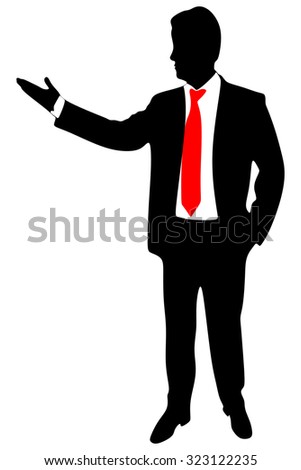 Business Man Black White 2 Stock Vector 192020810 - Shutterstock