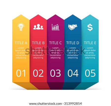 vector arrows infographic template 3d lines stock vector 313992854 vector arrows infographic template 3d lines stock vector 313992854, Presentation templates