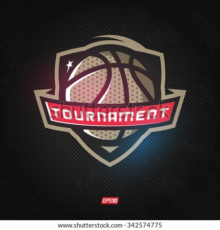 Modern Professional Logo Basketball Game Events Stock Vector 342574766 ...