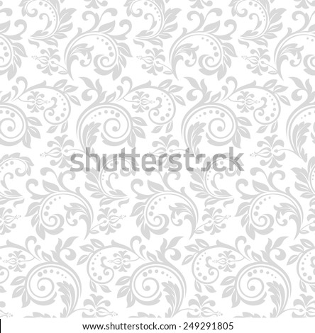 Vector Floral 3d Seamless Pattern Background Stock Vector 233350501 ...