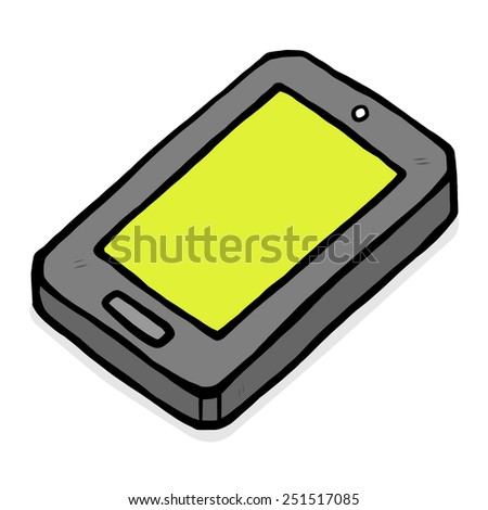 Mobile Phone Cartoon Stock Images, Royalty-Free Images & Vectors