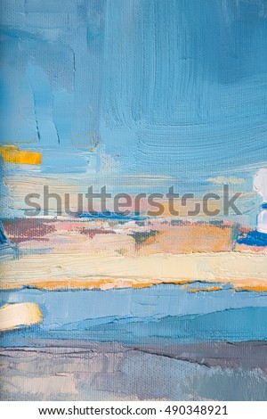 painted background with brush strokes
