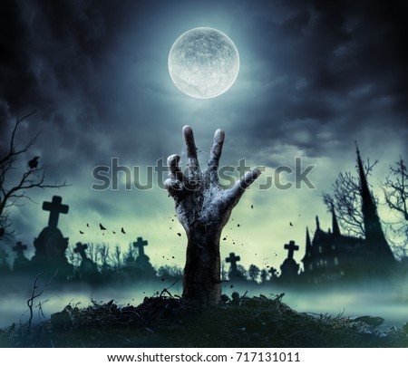 Zombie Hand Rising Out Of A Grave
Zombie Hand Rising Out Of A Grave