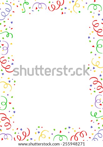 Confetti Border Stock Images, Royalty-Free Images & Vectors | Shutterstock