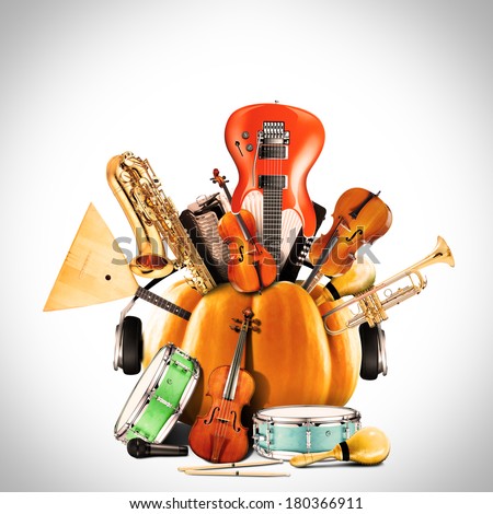 Musical Instruments Collage Stock Photos, Images, & Pictures | Shutterstock