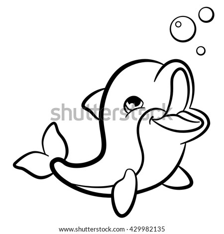 mama and baby dolphin coloring pages - photo #23