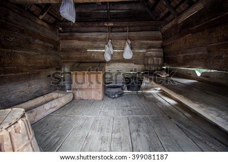 One Room Shack Interior One Room Stock Photo 399081187 