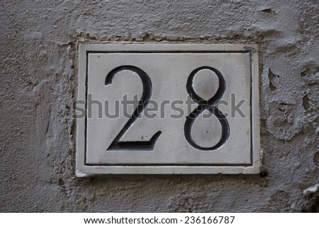 Old fashioned house numbers 92 Old fashioned house numbers 29