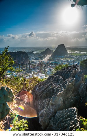 View from the Marble mountains, Da Nang, Vietnam