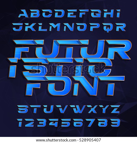 polygonal typeface