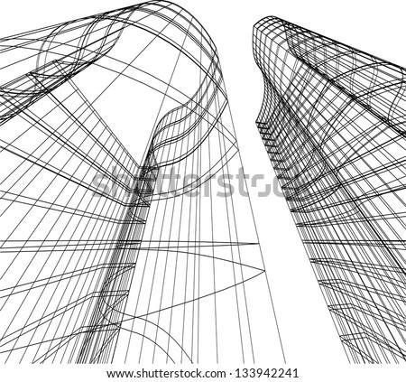 Line art building Stock Photos, Images, & Pictures | Shutterstock