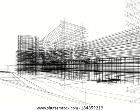 Architecture Drawing Wallpaper abstract architecture design wallpaper stock illustration Architecture Drawing Wallpaper abstract architecture design wallpaper stock illustration