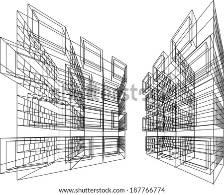 Architecture Design Background abstract linear architecture design background stock vector Architecture Design Background abstract linear architecture design background stock vector
