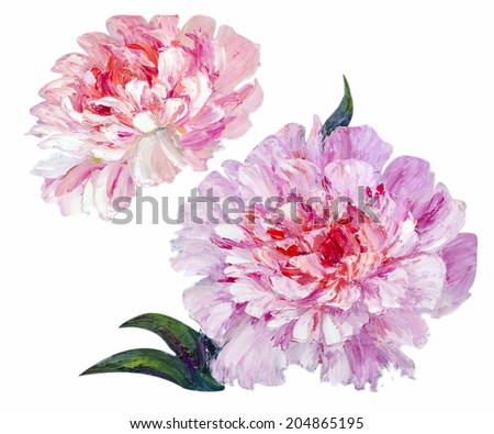 Hibiscus Object Painting Stock Vector 233786596 - Shutterstock