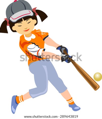 Happy Smiling Baseball Softball Little League Stock Vector 144514190 ...
