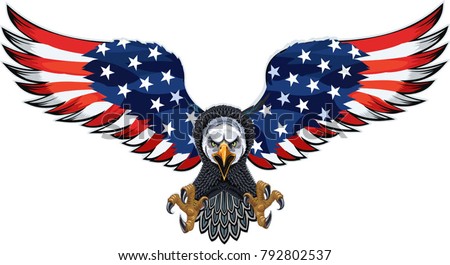 Download American Eagle USA Flags Stock Vector (Royalty Free ...