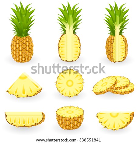Icon Set Pineapple