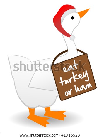 Risultati immagini per goose choose turkey for christmas funny cartoon