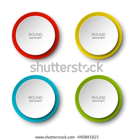 banner vector circle Shape Royalty Stock Free & Vectors Images Badge Photos,