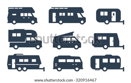 Download Rv Cars Recreational Vehicles Camper Vans Stock Vector ...