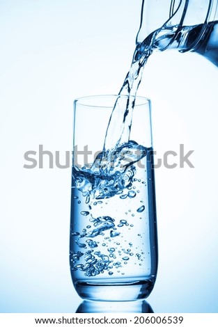 Pour Water Pitcher Into Glass Stock Photo 109380863 - Shutterstock