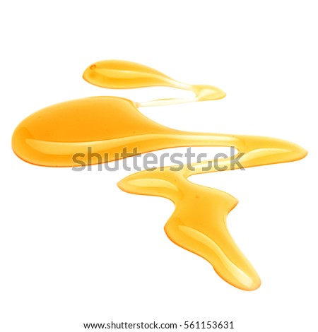 Sweet honey isolated on white background.