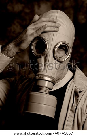 German Soldier Gas Mask Ww2 Reenacting Stock Photo 21472522 - Shutterstock