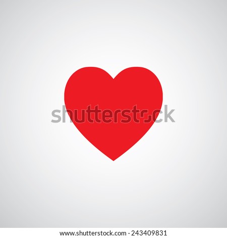vector heart shape symbol design