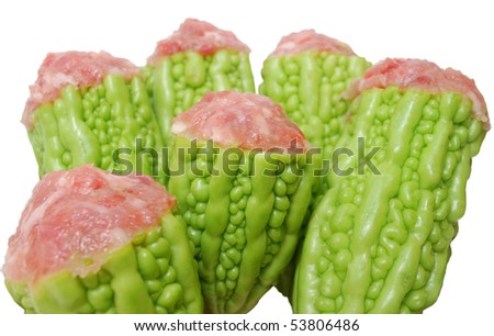 bittermelon and meat ball