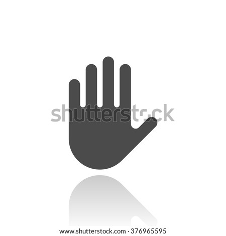 Hand Icon Stock Vector 224960521 - Shutterstock