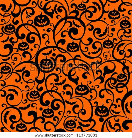 Halloween Background Vector Illustration Stock Vector 110206427