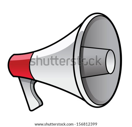 Megaphone Drawing Stock Vector 58383724 - Shutterstock