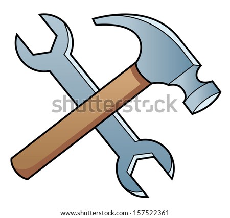 Hammer And Wrench Stock Photos, Royalty-Free Images & Vectors ...