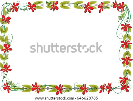 Christmas Framevintage Background Holly Sprig Design Stock Vector ...