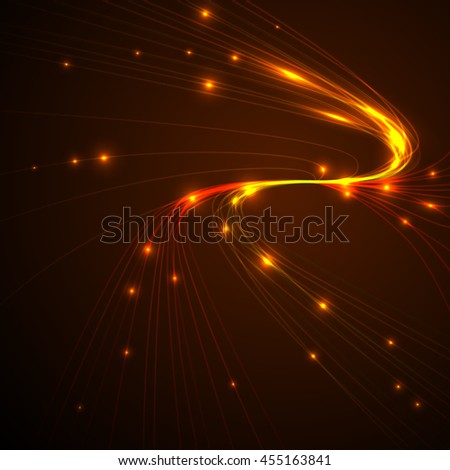 Meteor Comet Fire Ball Vector On Stock Vector 655574122 - Shutterstock