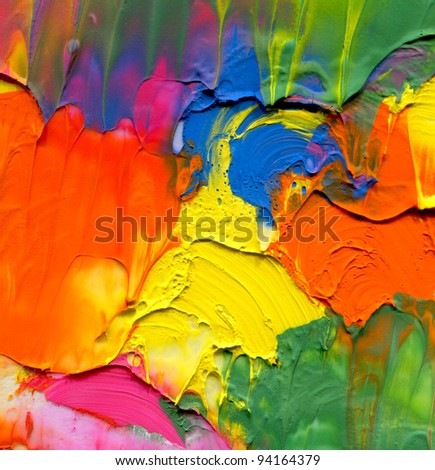 Abstract acrylic painted background
